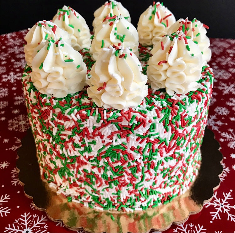 Gingerbread Sprinkle Cake